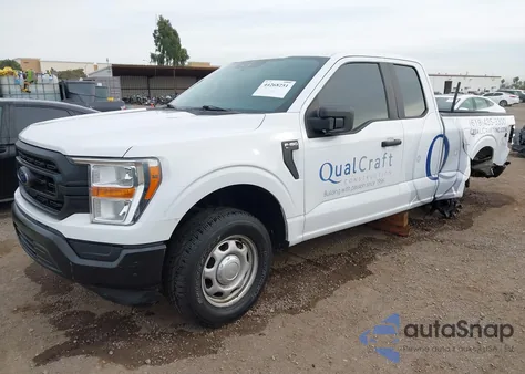 2021 Ford F-150 Xl из США, поврежденный, VIN 1FTEX1CB0MKD41512